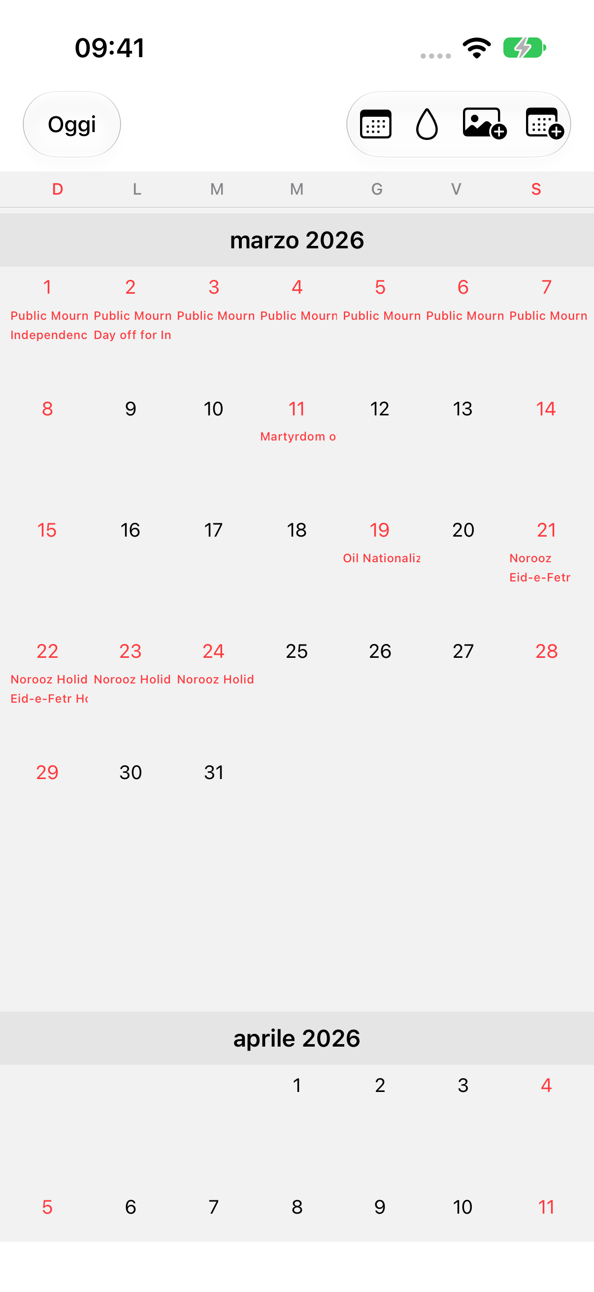 Marzo 2026 in OurDay: la Giornata del Movimento d’Indipendenza della Corea e il Nowruz iraniano in un solo calendario.