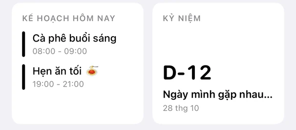 Thẻ kỷ niệm trên trang chủ: D-12 đến ngày gặp nhau lần đầu, ngày 28 tháng 10