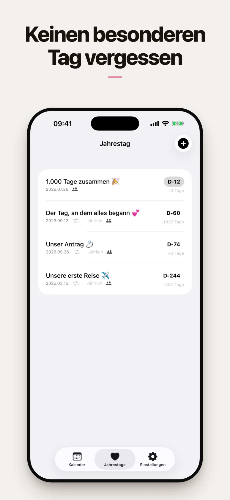 Liste der Jahrestag-Countdowns